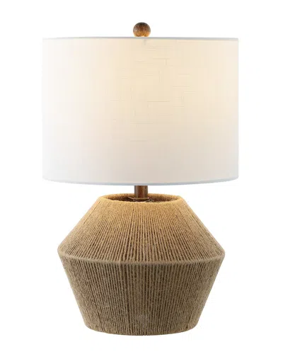 Jonathan Y Alma Table Lamp In Brown