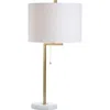 Jonathan Y Alyssa 24.5" Metal/marble Led Table Lamp