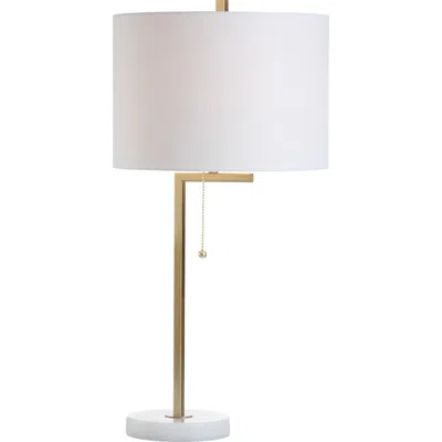 JONATHAN Y JONATHAN Y ALYSSA 24.5" METAL/MARBLE LED TABLE LAMP