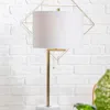 Jonathan Y Alyssa 24.5" Metal/marble Led Table Lamp In Gold
