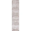 Jonathan Y Amanar  Geometric Area Rug In Brown/ivory