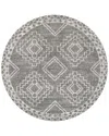 Jonathan Y Amir Moroccan Beni Souk Polypropylene Rug In Grey