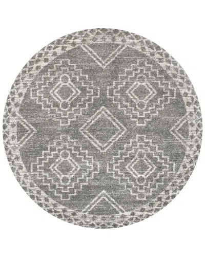Jonathan Y Amir Moroccan Beni Souk Polypropylene Rug In Grey