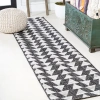 Jonathan Y Andratx Modern  Geometric Indoor/outdoor Area Rug In Black/ivory