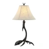 Jonathan Y Antler 27.5" Rustic Resin Led Table Lamp In Black