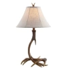 Jonathan Y Antler 27.5" Rustic Resin Led Table Lamp In Brown