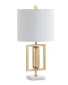 Jonathan Y Anya 20.25in Metal Marble Led Table Lamp