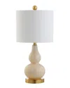 Jonathan Y Designs Anya 20.5in Mini Glass Led Table Lamp