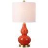 Jonathan Y Anya Mini Glass Led Table Lamp In Sunset Orange