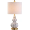 Jonathan Y Anya Mini Glass Table Lamp In Black/white