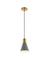 Jonathan Y Apollo 6" 1-light Mid-century Modern Iron Led Pendant