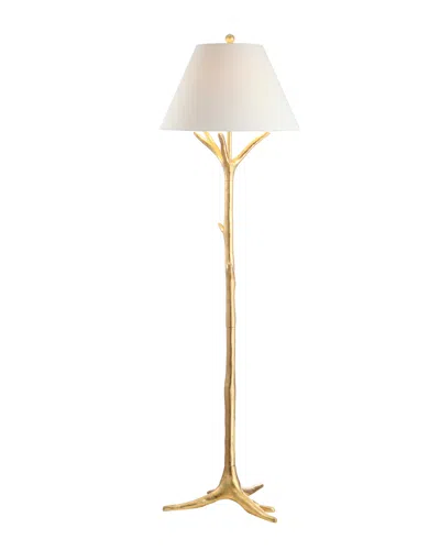 Jonathan Y Arbor 63.5in Faux Bois Resin Led Floor Lamp