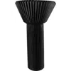 Jonathan Y Archer 37" Modern Minimalist Pleated Shade Floor Lamp In Black