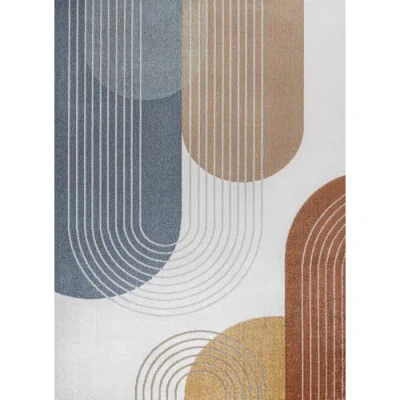 Jonathan Y Arches Contemporary Minimalist Machine-washable Area Rug In Multi