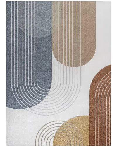 Jonathan Y Arches Contemporary Minimalist Machine-washable Polyester Rug In Multi