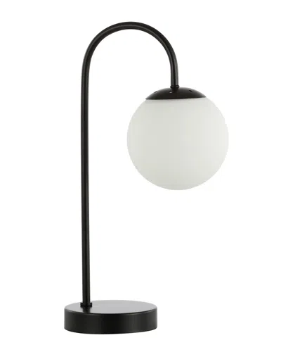 Jonathan Y Arco 18.25in Minimalist Mid-century Globe Led Table Lamp In Black