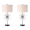 Jonathan Y Aria Metal Or Marble Led Table Lamp In Chrome