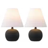 Jonathan Y Asher 18.25" Minimalist Scandinavian Resin/iron Gourd Led Table Lamp