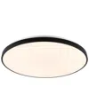 Jonathan Y Astrid Led Flush Mount In Black
