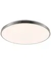 Jonathan Y Astrid Led Flush Mount In Silver