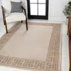 Jonathan Y Athena Classic Geometric Border Cream/beige Indoor/outdoor Area Rug