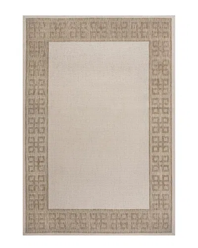 Jonathan Y Athena Classic Geometric Border Indoor/outdoor Area Rug In Cream