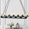 Jonathan Y Athos 45.5" 12-light Seeded Glass/iron Rustic Farmhouse Linear Led Candelier