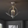 Jonathan Y Austen 12.2" Metal Led Semi-flush Mount