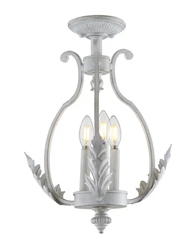 Jonathan Y Austen 12.2in Metal Led Semi-flush Mount