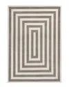 Jonathan Y Bandol Modern Classic Mitre Stripe Area Rug In Brown