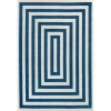 Jonathan Y Bandol Modern Classic Mitre Stripe Area Rug In Navy/ivory