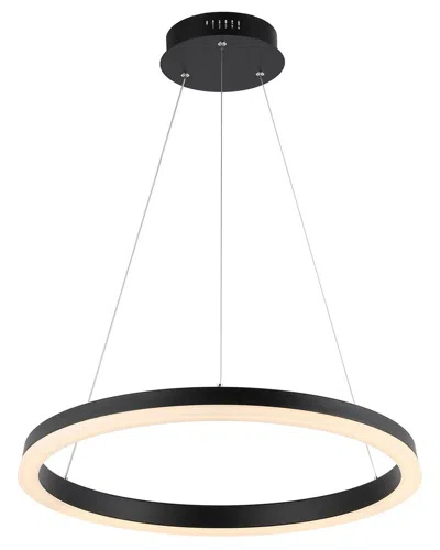 Jonathan Y Baxter Led Pendant In Black
