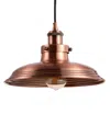 Jonathan Y Bedford 11in Adjustable Industrial Rustic Led Pendant