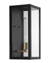 Jonathan Y Berlin Modern Led Outdoor Lantern In Black
