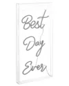 Jonathan Y Best Day Ever Contemporary Glam Acrylic Neon Lighting