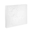 Jonathan Y Better Together 23.63" X 20" Contemporary Glam Acrylic Box Usb Operated Led Neon Light, W In White