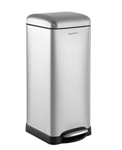 Jonathan Y Betty Retro Step-open Trash Can In Chrome