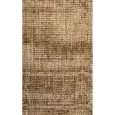 Jonathan Y Biot Traditional Rustic Handwoven Jute Solid Area Rug In Natural