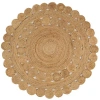 Jonathan Y Bodhi Round Natural Jute Hippie Circle Natural Round Area Rug In Natural