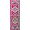 Jonathan Y Bohemian Flair Boho Vintage Area Rug In Pink/ivory