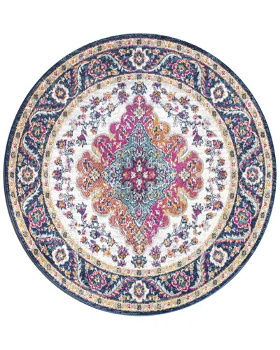 Jonathan Y Bohemian Flair Boho Vintage Medallion Area Rug In Blue