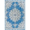 Jonathan Y Bohemian Flair Boho Vintage Medallion Area Rug In Blue/cream