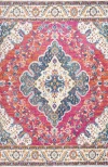 Jonathan Y Bohemian Flair Boho Vintage Medallion Area Rug In Red