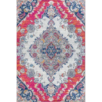 Jonathan Y Bohemian Flair Boho Vintage Medallion Area Rug In Multi