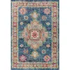 Jonathan Y Bohemian Flair Boho Vintage Medallion Area Rug In Navy/red