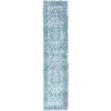 Jonathan Y Boho Cottage Medallion Area Rug In Blue/white