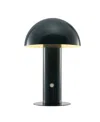 Jonathan Y Boletus 10.75" Contemporary Bohemian Rechargeable, Cordless Iron Integrated Led Mushroom Table Lamp In Forest Green