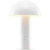 Jonathan Y Boletus Contemporary Bohemian Rechargeable/cordless Iron Integrated Portable Led Mushroom In White