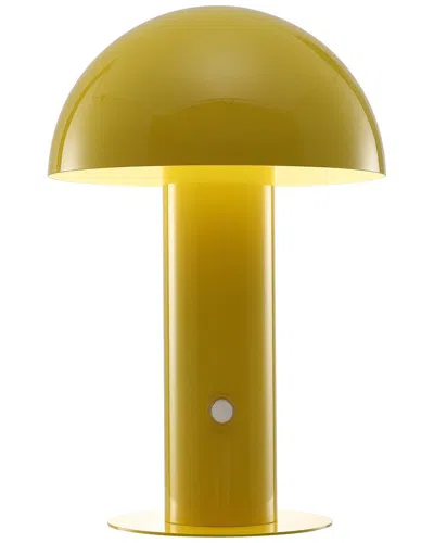 Jonathan Y Boletus Led Table Lamp In Yellow