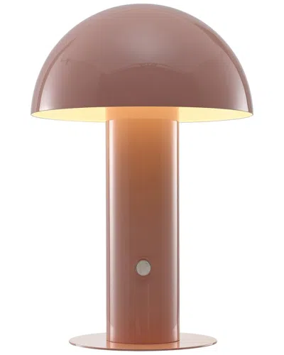 Jonathan Y Boletus Led Table Lamp In Brown